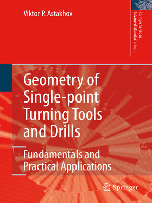 cover image of Geometry of Single-point Turning Tools and Drills